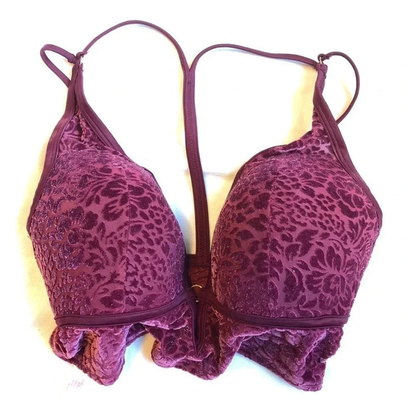 Victoria Secret Purple Lace  Bra Size S-DD - Picture 1 of 4